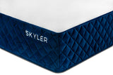 Skyler mattress zoomed in view showing Coolmax mattress cover surface
